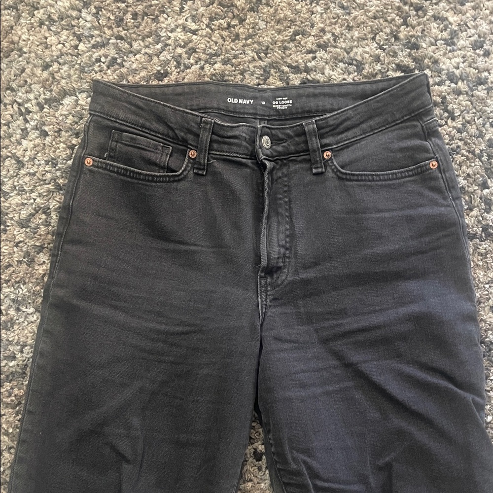 Old Navy Women's Dark Gray High Rise Jeans